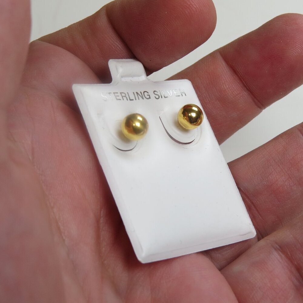 14k Sterling Silver Earring Hand Crafted